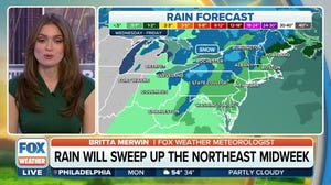Northeast braces for another round of widespread rain by midweek