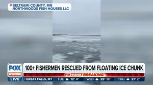Over 100 Fishermen rescued from floating ice chunk
