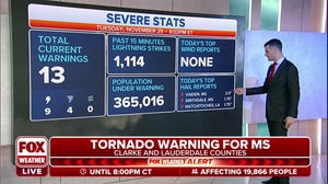 Tornado Watch Extended Across Southeast