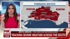 Tornado Watch extends into Florida panhandle, parts of AL and GA