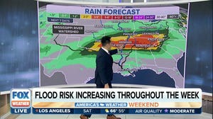 Multiple days of rain and storms will increase the flooding threat in the Southeast, Southern Plains