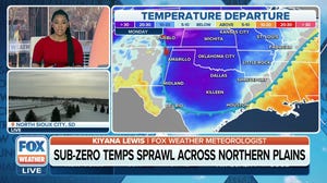Arctic air plunge - who will get above freezing?