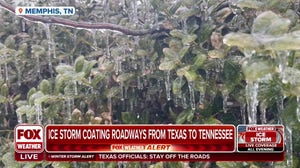 Tennessee roads coated with ice, freezing rain continues