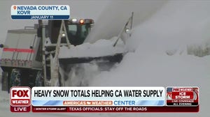 Healthy snowpack helps California water supply