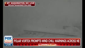 Mt. Washington wind chills approach 100 degrees below zero