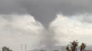 Possible tornado spotted in Commerce, CA