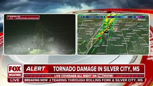 Storm tracker: Tornado damage path about a half-mile wide in Winona, MS