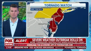 Tornado Watch issued for states in the Northeast