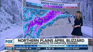 April blizzard to significantly impact travel, livestock in the Plains, Upper Midwest this week
