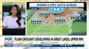 Flash drought developing in Great Lakes, Upper Midwest