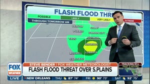 Flash flood, severe threat over the Southern Plains