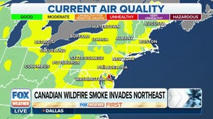 Canadian wildfire smoke invades the Northeast