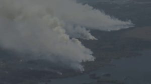 Watch: Smoke from Canadian wildfires billows into the air above Nova Scotia