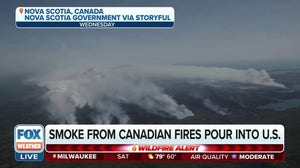Smoke from Canadian wildfires pours into US