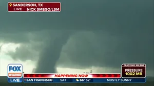 Tornado in west Texas spotted by storm tracker