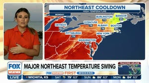 Big cooldown comes for the Northeast this weekend