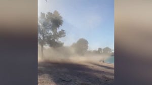 Watch: Man finds himself inside dust devil in Arizona