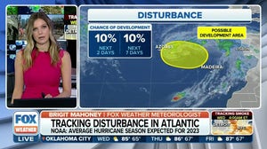 Tropical disturbance being monitored in eastern Atlantic