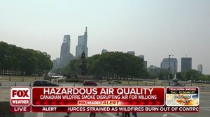 Canadian wildfire smoke chokes Philadelphia