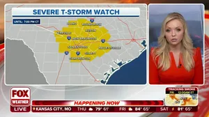 Severe Thunderstorm Watch issued in Texas as storms develop