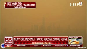 New York State Mesonet tracking massive smoke plume from Canadian wildfires