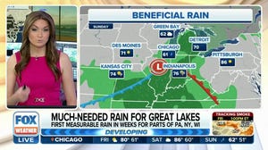 First rain in weeks headed for parts of Great Lakes this weekend