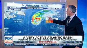 Hurricane Nigel, Invest 90-L churn in Atlantic Basin