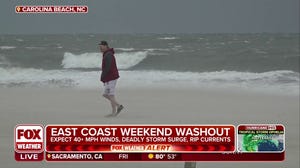Ophelia creating 'angry' seas along North Carolina coast