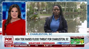 High tide raises flood threat for Charleston, SC