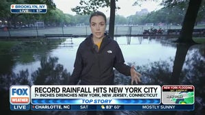 Month's worth of rain floods Brooklyn in 3 hours