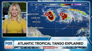 Tropical Storm Philippe to become hurricane while Rina fizzles