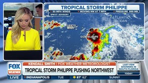 Tropical Storm Philippe bringing heavy rain to Leeward Islands