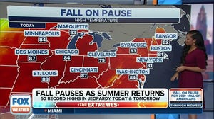 Dozens of records could fall as summerlike temperatures continue across eastern US