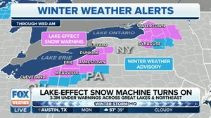 Lake-effect snowstorm could dump 2 feet of snow on northern New York