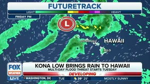 Rain days for paradise: Kona Low brings threat of flooding and snow to Hawaii