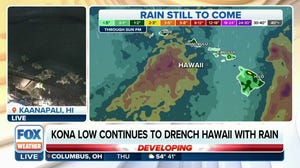 Kona Low continues to drench Hawaii with rain