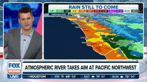 Series of atmospheric river storms take aim at the Pacific Northwest