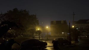Watch: Storms roll through New Orleans on Friday evening