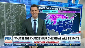 What is the chance of a white Christmas in the US?