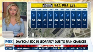 Daytona 500 on Sunday in jeopardy due to rain chances
