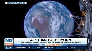 Odysseus lunar lander set to land on the moon