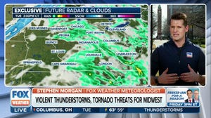 Violent thunderstorms threaten Midwest on Tuesday
