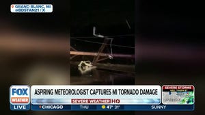 Aspiring meteorologist captures EF-2 damage after tornado hits 1 mile from home