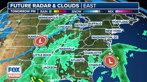 Watch: Exclusive FOX Model Futuretrack shows rain, severe thunderstorm potential in eastern US