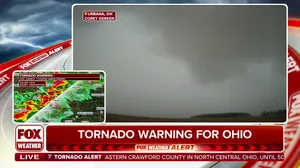 Tornado-warned storm moves through Central Ohio