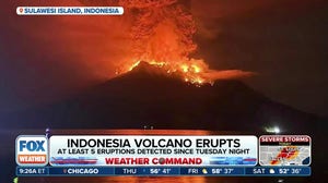 At least 5 eruptions detected since Tuesday from Mount Ruang in Indonesia