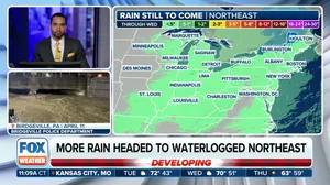 Another round of nuisance rain moving through Northeast