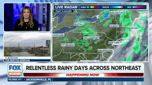 Nuisance rain moving across Northeast, New England