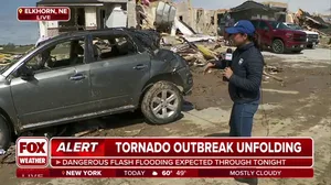 Homes decimated in Elkhorn, NE after monstrous, violent tornado