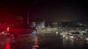 Watch: Sulphur, Oklahoma, takes direct hit from tornado